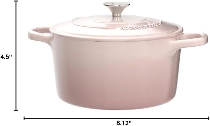 Crock-Pot Artisan Round Enameled Cast Iron Dutch Oven, 3-Quart, Pistachio Green