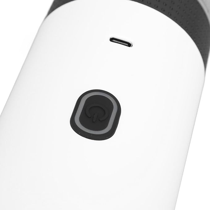 Asixxsix Portable Maker, Rechargeable 2500mAh Battery One Button Operation Travel Coffee Maker, Camping with Rich Flavor Extraction for Travel Office Household (White)
