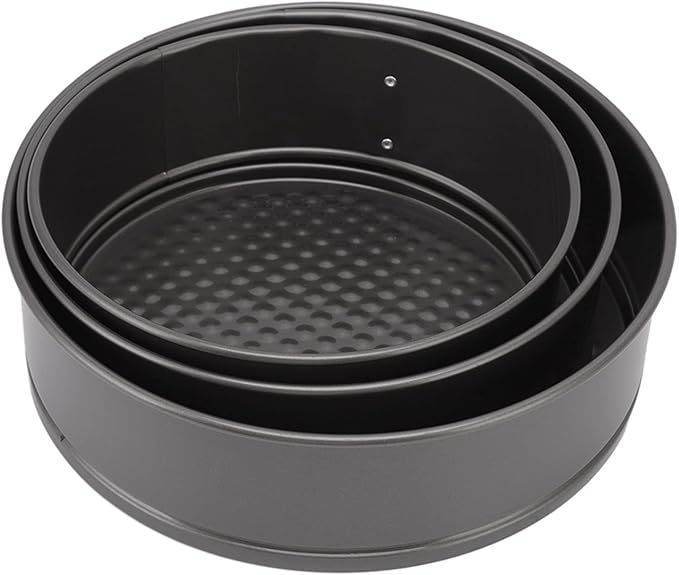 Cake Pan Set, Round Cheesecake Pan, Nonstick Cake Pan with Removable Bottom for Cheesecakes, Yogurt Cakes, Mousse, Coffee Cakes (24/26/28)