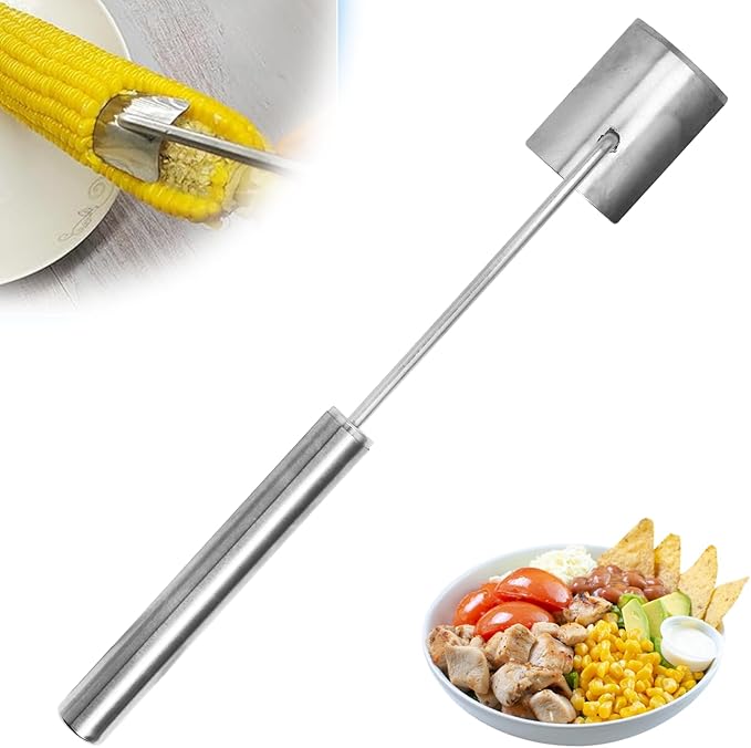 Corn Peeler For Corn On The Cob,Stainless Steel Corn Peeler, Corn on the Cob Remover, Fast and Safe, For Home Kitchens, Restaurants, Outdoor Dining