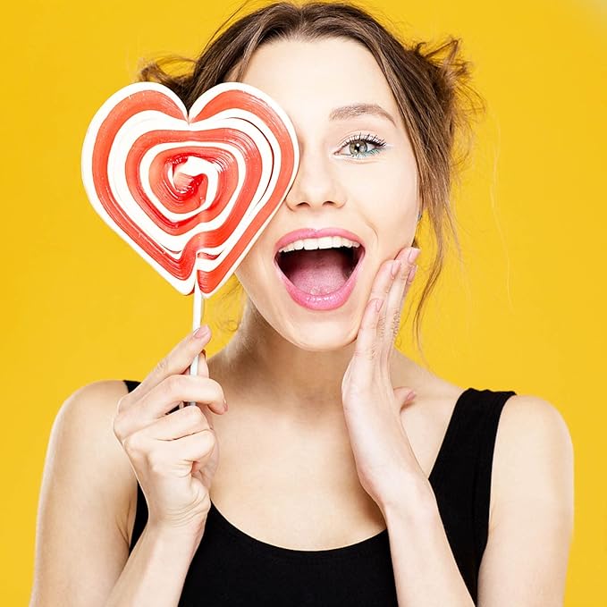 200Pcs 6 Inch White Paper Lollipop Sticks, Paper Sucker Sticks, Cake Pop Stick for Cake Toppers, Chocolate, Cookie, Rainbow Candy 
