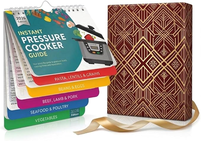 Instant Pot Magnetic Cheat Sheet โ Waterproof Laminated 7"x6" ColorโCoded Cooking Times Chart, Instapot Quick Reference Guide, Pressure Cooker Accessories, Easy Kitchen Gadget for All Home Cooks