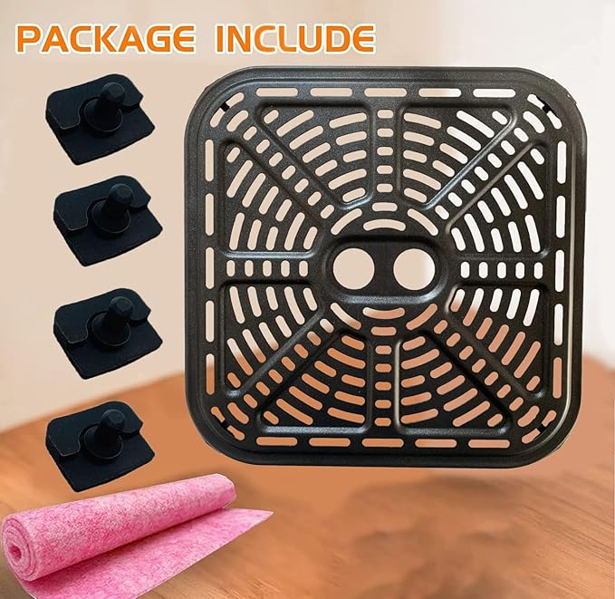6.8QT Air Fryer Crisper Plate for COSORI Pro III Dual Blaze Air Fryers, Upgraded Nonstick Air Fryer Rack Grill Pan Plate Insert Grate Shelf Grid for 6.8QT COSORI Air Fryer, Dishwasher Safe