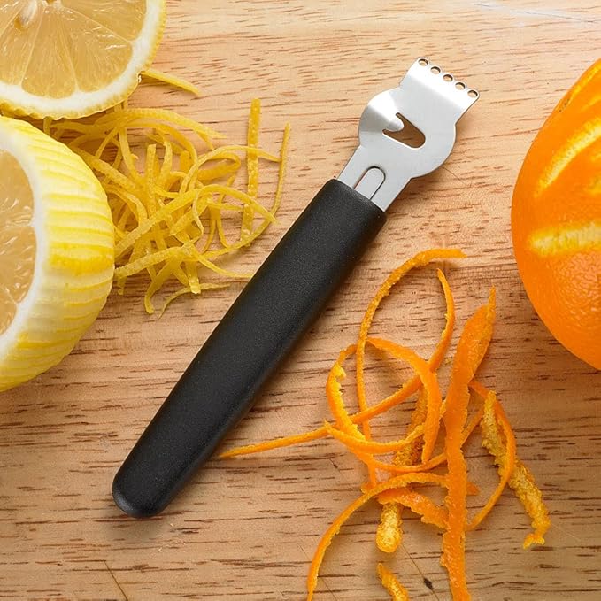 Mercer Culinary Barfly Bar Zester With Walnut Handle
