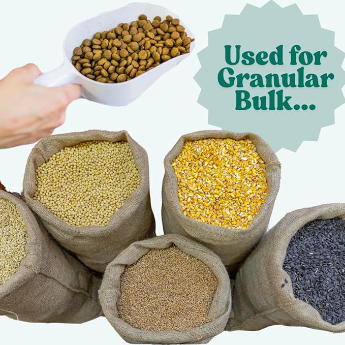 106 mL (106 CC | 3.58 Oz.) Long Handle Scoop for Measuring Coffee, Pet Food, Grains, Protein, Spices and Other Dry Goods (Pack of 10)