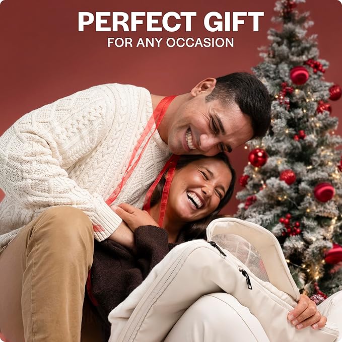 Aerotrunk Compression Packing Cubes for Travel - Luggage Organizer Bags - Double Zipper Packing Cubes for Suitcases (2-Pack, Olive)