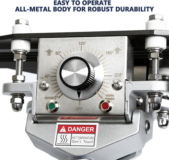 Crimp Heat Sealer, Mylar Bag Sealing Machine for Snack Bags Kraft Paper Bags Food Storage 12" FKR300