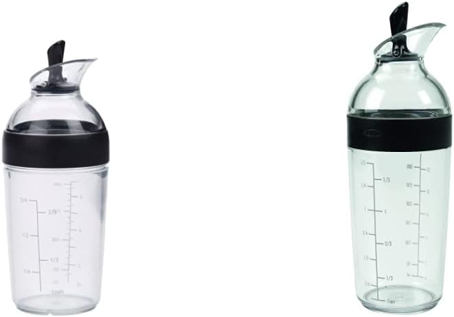 OXO Good Grips Little Salad Dressing Shaker + OXO Good Grips Salad Dressing Shaker Clear Large
