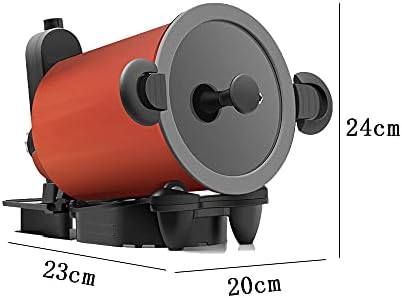 Automatic Multi Cooker, Intelligent Non-Stick Stir-Fry Machine, 360° Rotating Heating Pot Stirrer for Cooking, Compact Design for Outdoor Use