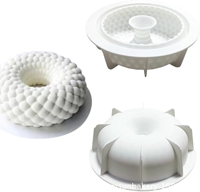 Multiple Garland Spiral Cake Silicone Mold Party Dessert Decorating Tools Mousse Baking Mould Kitchen Pastry Modle