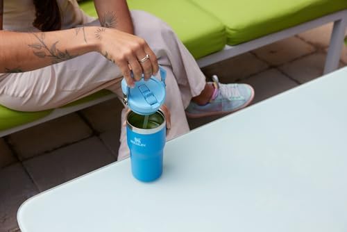 STANLEY IceFlow 2.0 Flip Straw Tumbler with Handle 20 oz | Twist On Lid and Flip Up Straw | Leakproof Water Bottle | Insulated Stainless Steel | BPA-Free | Chili Red