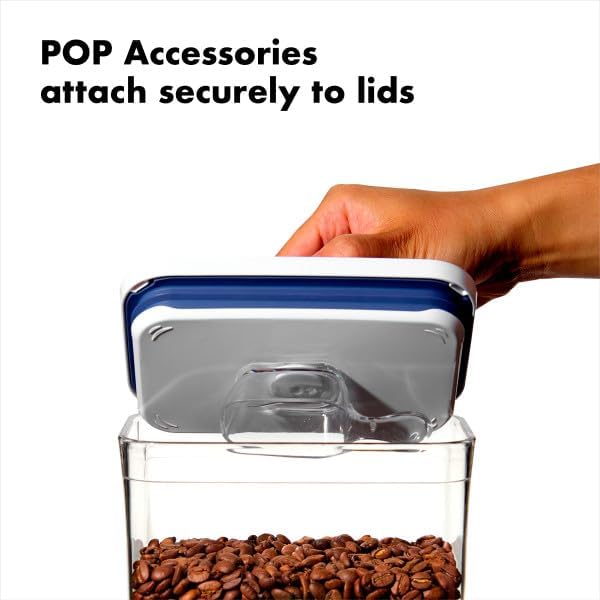 OXO Good Grips POP Container - Rectangle Tall 3.7 Qt,transparent,(Pack of 8)