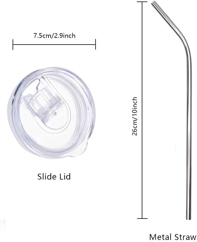 PYD Life 10 Pack Sublimation Tumblers Bulk Blank 20 OZ Skinny White Stainless Steel Tumbler Cups with Straw and Lid for Mug Tumbler Heat Press Sublimation Oven Printing