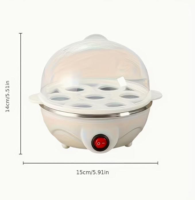 Rapid Egg Cooker, egg steamer, Easy-to-Peel, Hard, Soft Boiled Eggs, Poacher, Omelet Maker, Hard Boiled Eggs, Kitchen Appliance, Egg Cooker Multi-Use