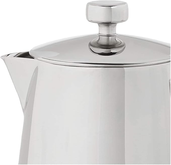Cuisinox Roma Stovetop Espresso Maker COF-6R, Stainless Steel Coffee Percolator Stovetop, Heat-Resistant & Non-Reactive, 6-Cup Italian Espresso Maker Easy to Clean, Durable Stove Top Percolator