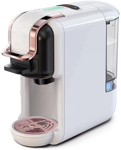 Multi-Capsule Coffee Maker, Hot/Cold Coffee Maker, Milk, ESE Pod Ground Coffee, Cafeteria, 19 Bar, 5 in 1 (Color : H2B WH, Size : CHINA_US)