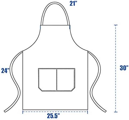 DUSKCOVE 12 Pack Plain Bib Aprons with 2 Pockets - Blue Unisex Commercial Apron Bulk for Kitchen Cooking Restaurant BBQ Painting Crafting
