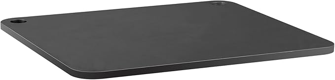 VEVOR Pizza Steel, 16" x 14.5" x 1/4" Pizza Steel Plate for Oven, Pre-Seasoned Carbon Steel Pizza Baking Stone with 20X Higher Conductivity, Heavy Duty Pizza Pan for Outdoor Grill, Indoor Oven