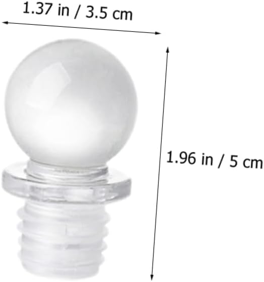 24pcs Glass Ball Wine Stopper Aroma Container Stoppers for Tasting Party Supplies