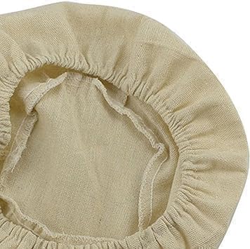 2Pcs 9 Inch Proofing Bread Basket Cloth, Reusable Breathable Liner Cotton Flax Proofing Bread Cloth, Baking Tools and Accessories for Kitchen and Dining, Round Baking supplies Bread Proofing Baskets