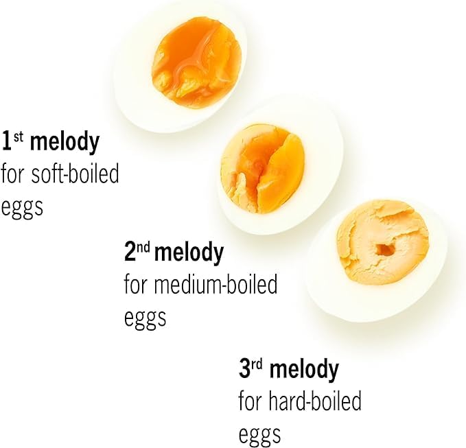 Eagle BeepEgg – Egg Timer for Boiling Eggs – Musical Egg Cooker for Soft, Medium, Hard Boiled Eggs – Food Safe – Singing Floating Egg Timer – Egg Cooker for 3 Levels of Doneness - Brainstream