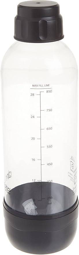 Drinkmate Carbonation Bottles (Twin-Pack) (1L, Black)