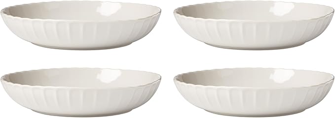 Lenox 897275 French Perle Groove Dinner Bowls, Set of 4