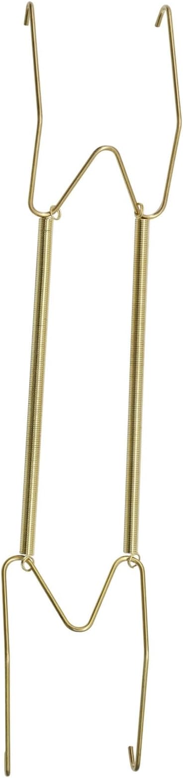 Plate Hangers for The Wall - Stainless Steel Invisible Heavy Duty Wire Plate Holder for 13-14 Inch Decorative Plates, Art Plates & Ceramic Plates with Wall Hooks