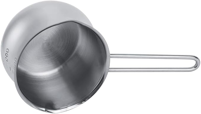 Butter Melting Pot, 28 OZ/800 ml Stainless Steel Small Pot, 304 Stainless Steel Butter Warmer Pan, Small Sauce Pan for Stove Top, Chocolate Melting, Coffee Tea Soup Warming