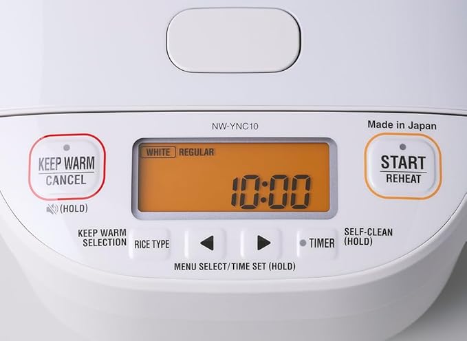 Zojirushi NW-YNC10WA Induction Rice Cooker and Warmer 5.5 Cup, White