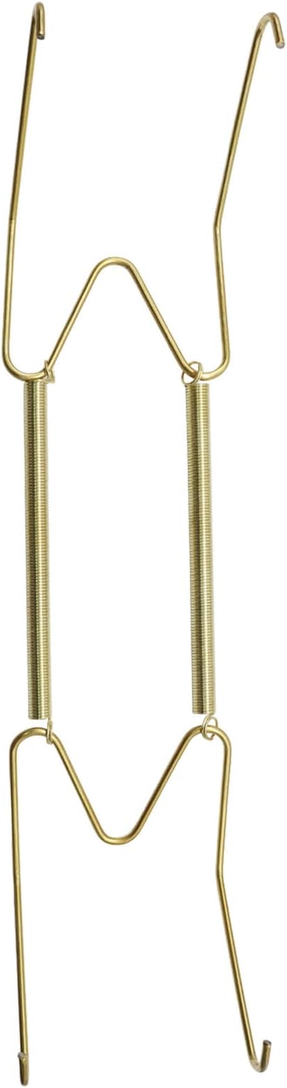 Plate Hangers for The Wall - Stainless Steel Invisible Heavy Duty Wire Plate Holder for 9-10 Inch Decorative Plates, Art Plates & Ceramic Plates with Wall Hooks