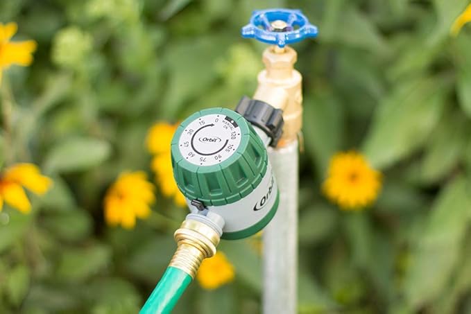Orbit 4-Pack 62034 Mechanical Watering Hose Timer (Green)…