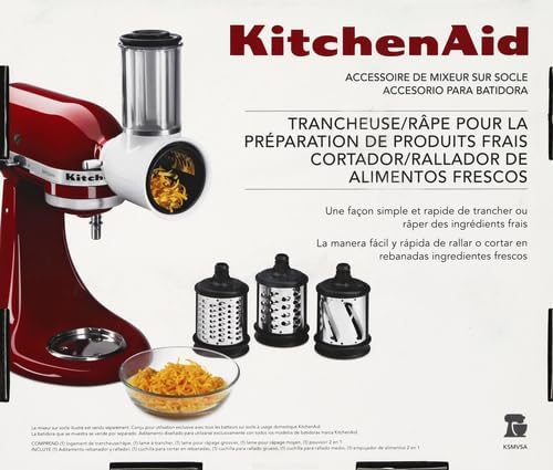 KitchenAid Stand Mixer Attachment,KSMVSA Fresh Prep Slicer/Shredder,(Pack of 2)