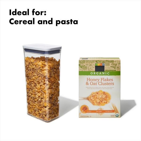 OXO Good Grips POP Container - Rectangle Tall 3.7 Qt,transparent,(Pack of 8)