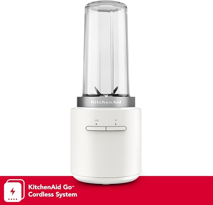 KitchenAid Go Cordless Personal Blender - battery sold separately, KSBR200, Porcelain White