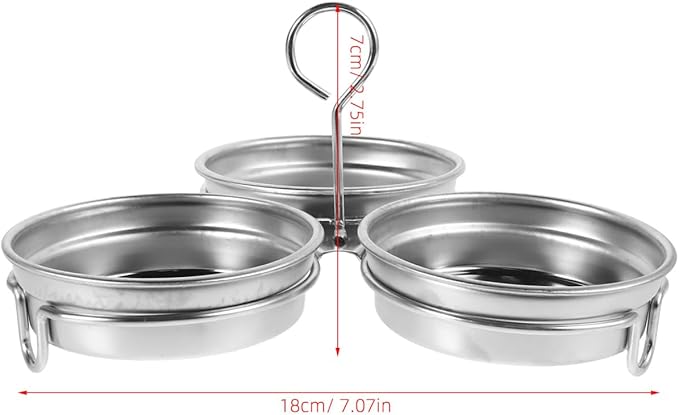 BESTOYARD Egg Poacher Stainless Steel Poached Egg Maker Nonstick Boiling Mold 7.08X7.08X2.75In Multifunctional Steamed Pan Kitchen Tool