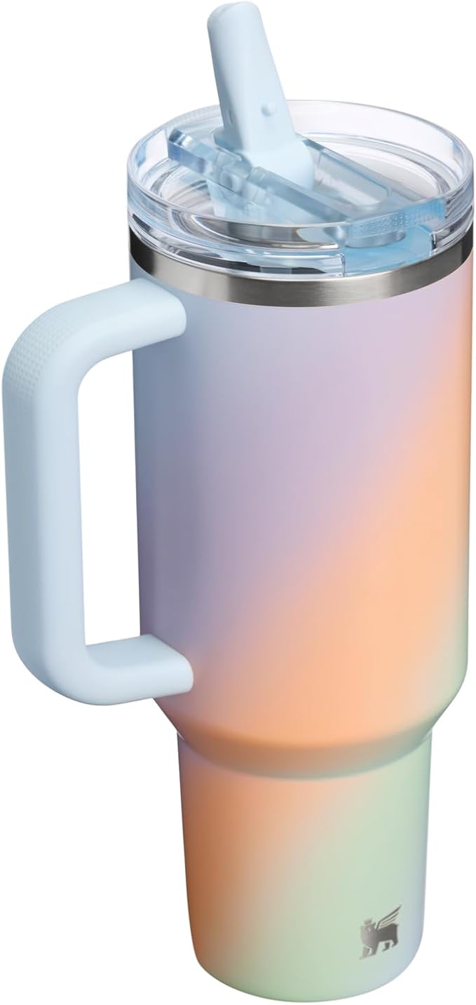 STANLEY Quencher ProTour Flip Straw Tumbler with Leakproof Lid | Built-In Straw & Handle | Cupholder Compatible for Travel | Insulated Stainless Steel Cup | BPA-Free