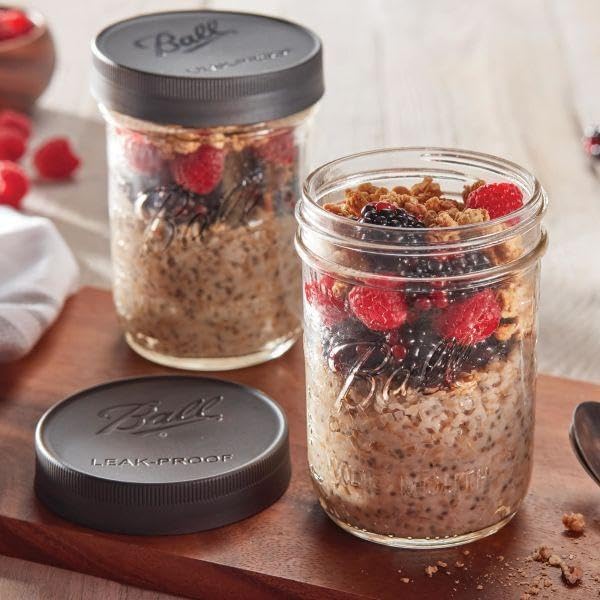 Ball Mason Jar Leak-Proof Lids, Regular Mouth, 6 CT (Pack of 24)