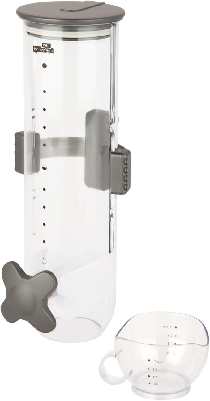 Zevro KCH-06138 Indispensable SmartSpace Wall-Mounted 13-Ounce Dry-Food Dispenser