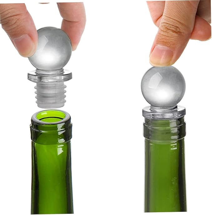 SOLUSTRE 24pcs Wine Bottle Stoppers Glass Ball Stopper Wine Saver for Aromatherapy Perfume