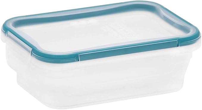 Snapware Plastic Total Solutions (5-Pack, 3 Cup) Food Storage Containers Set, Airtight & Leakproof Plastic Locking BPA-Free Lids Tupperware, Freezer Dishwasher Microwave Safe