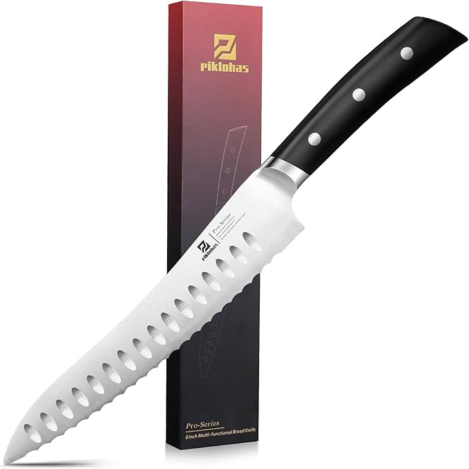 Bagel Slicer+8 Inch Bread Knife