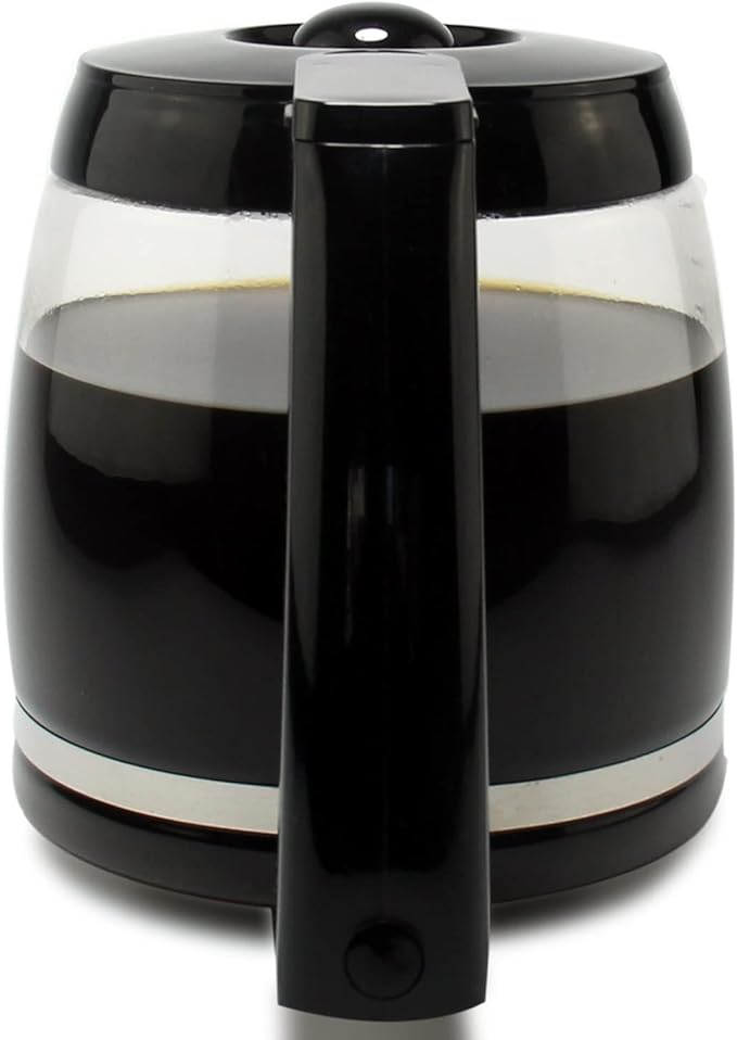 12-Cup Replacement Glass Carafe for Cuisinart Coffee Maker Models CHW-12, CHW-12P1, DCC-1100BK, DCC-1200, DCC-2650, DGB-550BK, DGB-550BK1 DGB-625BC, DGB-700BC, and SS-12 Part# DCC-1200PRC