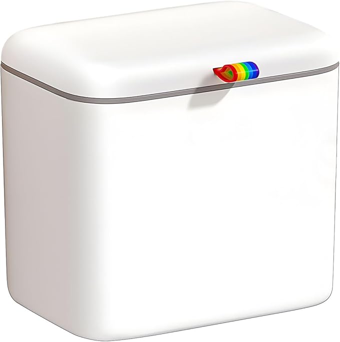 Compact Wall Mounted Humus Bucket with Fasteners Gluey Mattresses 2 Opening Fashion for Bathroom Bedroom Store Locking Mechanism Lid Kitchen Humus Bucket