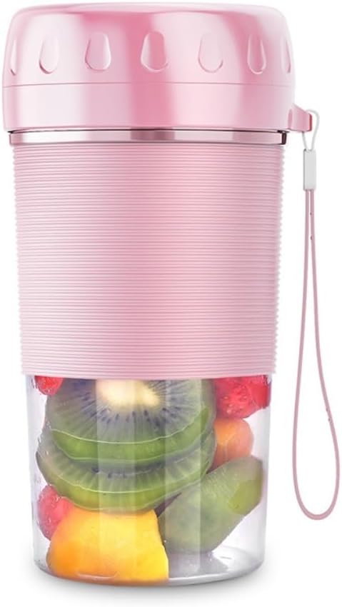 Portable Blender For Juicing - 300ml Capacity, USB - C Rechargeable, 6 Blades For Smooth Drinks, Ideal For Home And Travel -Portable Juice Cup(Blue)