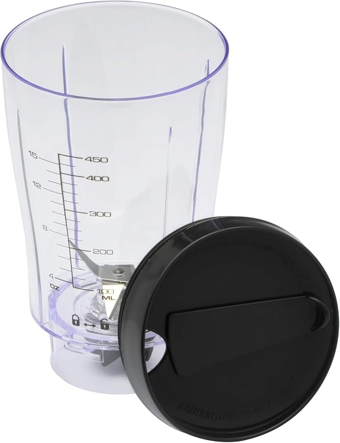 Kitchen Selectives 14-Ounce Mini Blender Color Series - Personal, Portable Blender for Fruit Smoothies & More - With Powerful Stainless Steel Blade & Drink Lid - Dark Gray