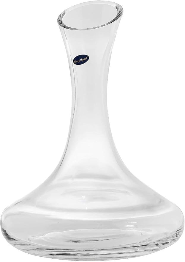 Amlong Crystal Lead-Free Large Wine Decanter, Red Wine Carafe, Wine Gift, Wine Accessories 58 oz(1700ml), with Crystal Globe Stopper and Cleaning Beads