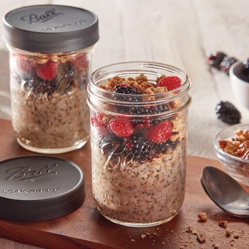 Ball Mason Jar Leak-Proof Lids, Wide Mouth, 6 CT (Pack of 8)