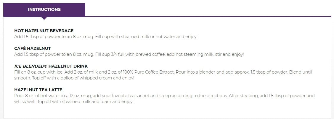 The Coffee Bean & Tea Leaf Hazelnut Powdered Creamer for Coffee, Lattes, Baking, and Drink Mixes, Hazelnut, 22oz. Tin