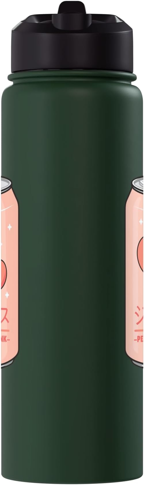 Kawaii Soft Drink Aesthetics Japanese Peach Juice Stainless Steel Insulated Water Bottle